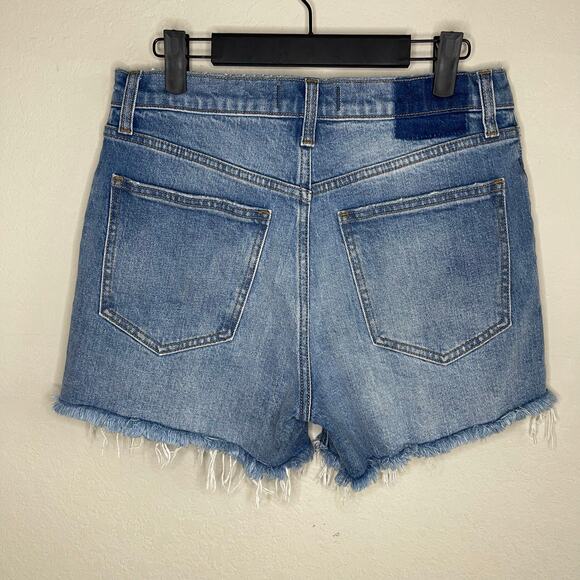 Abercrombie The 4” Mom Short High Rise Cutoff Denim Shorts - Size 29/8 - Picture 3 of 5